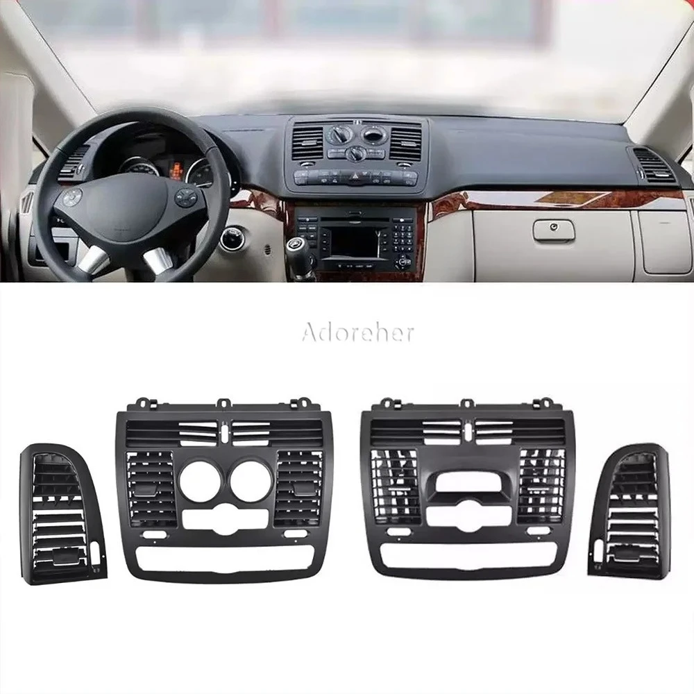 LHD RHD Car Left Right Centarl AC Vent Grille Air Outlet Panel Cover For Mercedes Benz Vito Viano W636 2004-2015