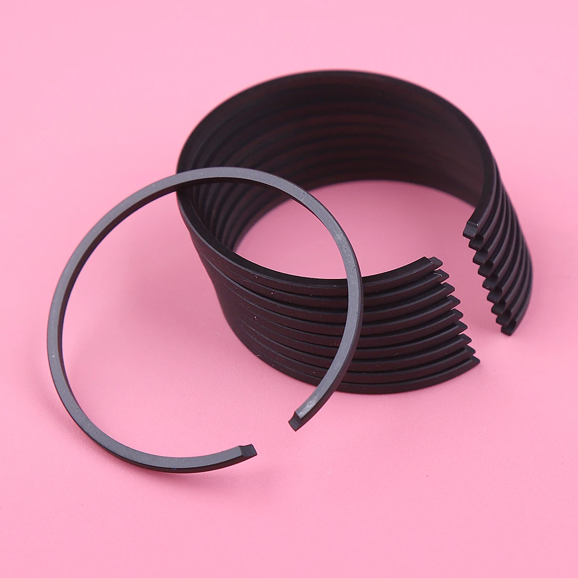 

10pcs 34mm * 1.5mm Grass trimmer Piston Ring Set Fit Chinese 1E34F Engine Brush Cutter MITSUBISHI TL26 CG260 26CC BC260 767