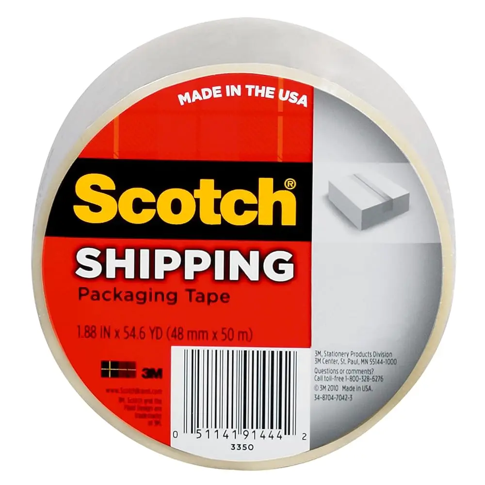

Shipping Packaging Tape, 1.88\ x 54.6 yd, 1 Roll (3350)