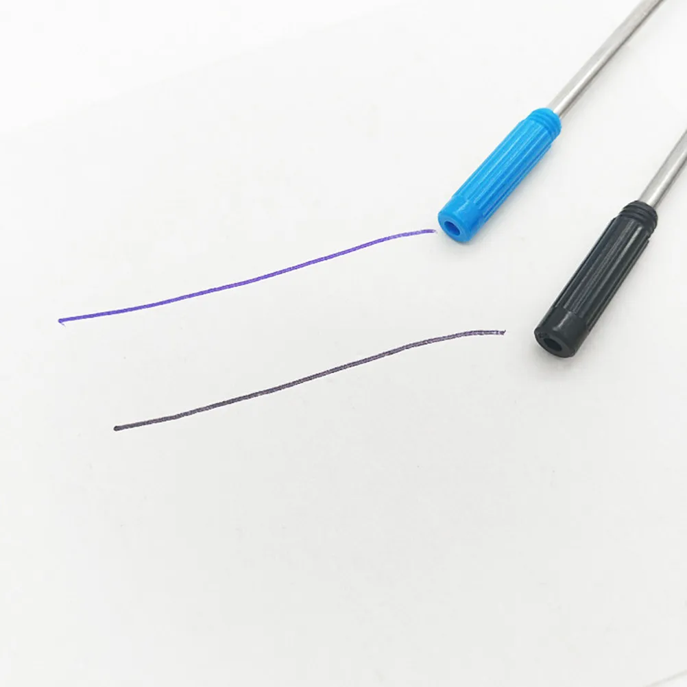 

20 шт. сменных стержней для шариковых ручек с тонким наконечником, 115 мм, металлический корпус, черные чернила, для плавного письма, универсальные, подходят для ручек Cross