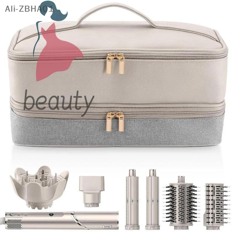 Carrying Case For Hair Dryer Double Layer Cosmetics Bag Portable Hair Dryer Storage Organizer Bag With Zipper Travel