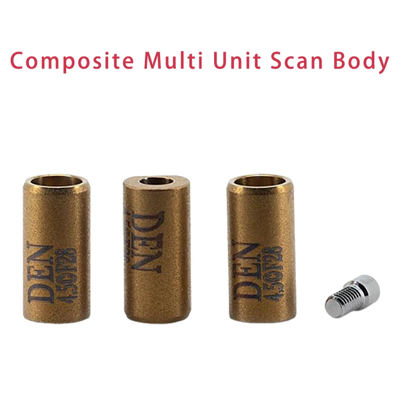

5 Sets Dental Composite Multi Unit Scan Body with Library For Dentium Osstem Adin Nobelbiocare Straumann ITI For Dental Clinic