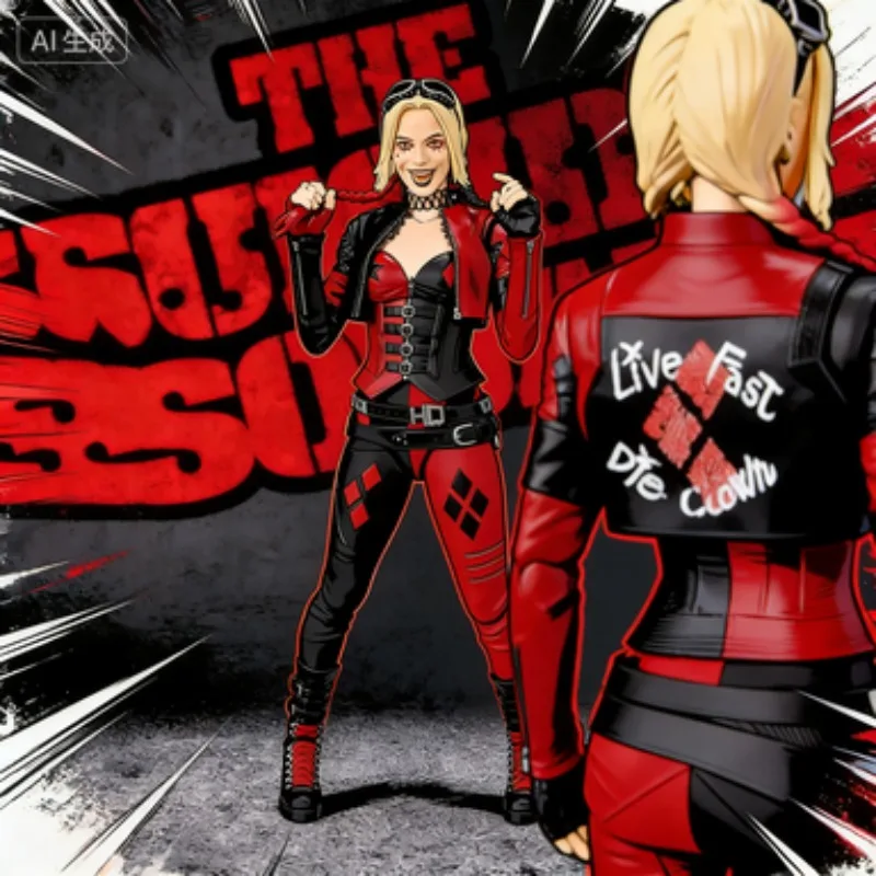 

Spot SaleBandai Original Genuine Figure Suici Squad Mol Kit Anime Figures SHF Harleen Quinzel Collection Mol Action Figure Toysi