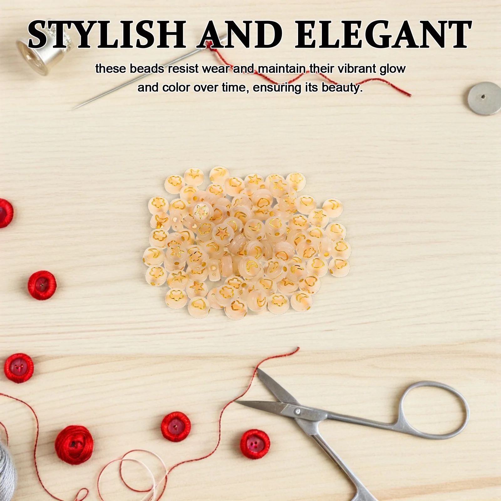 

600 шт. ночные светящиеся акриловые бусины светящаяся звезда луна сердце лепесток плоская круглая прокладка для DIY ювелирных изделий браслет ожерелье поставки