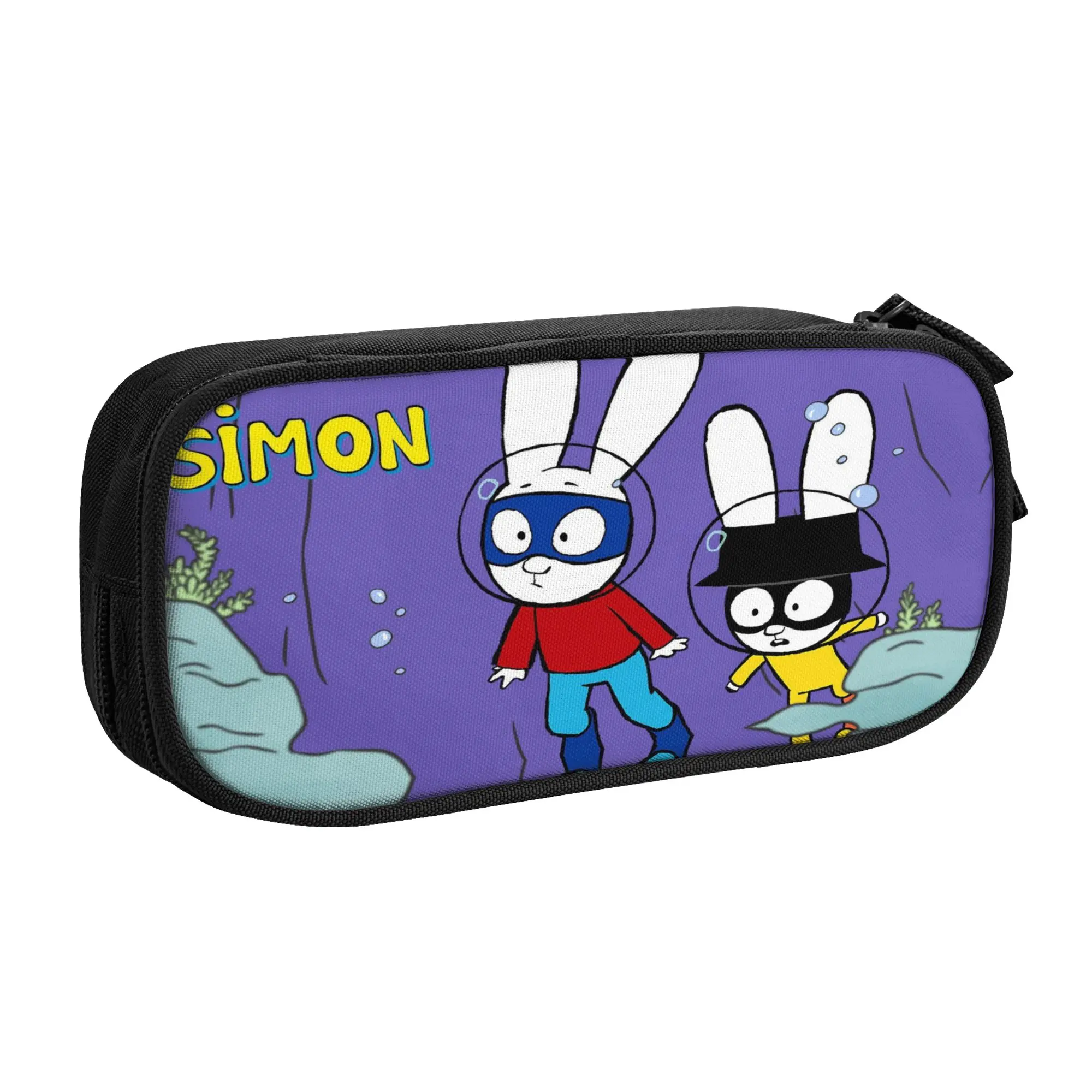 Simon Super Rabbit Pencil Cases Classic   Pen Bag Kids Big Capacity School Supplies Gift Pencilcases