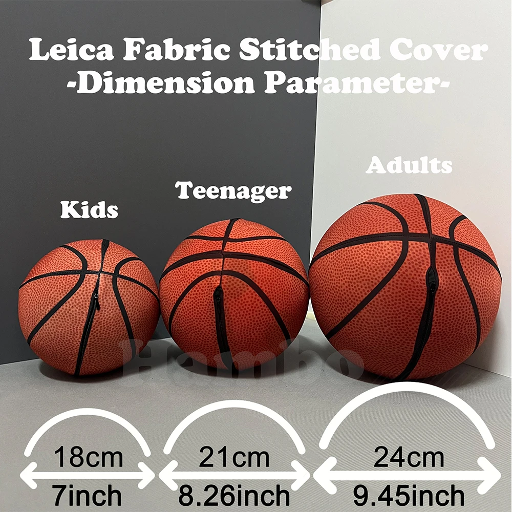 Fabric Cover Silent Basketball Number 7#/5#/3# Durable Airless Foam Basketballs Dribble Quiet Indoor Basket Hoop Sports Articles