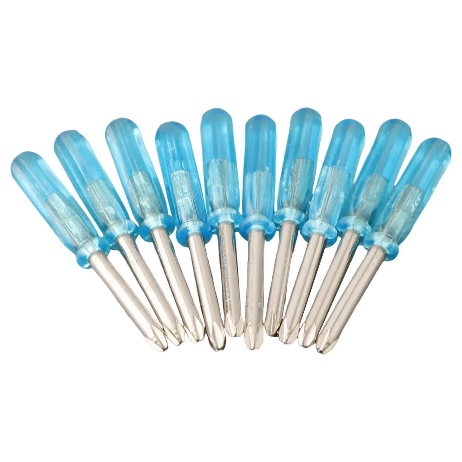 ミニスロットドライバー,クロススクリュードライバー,xボックス,ラップトップ修理ツール,1.5mm, 2.0mm, 3.0mm, 45mm, 10個