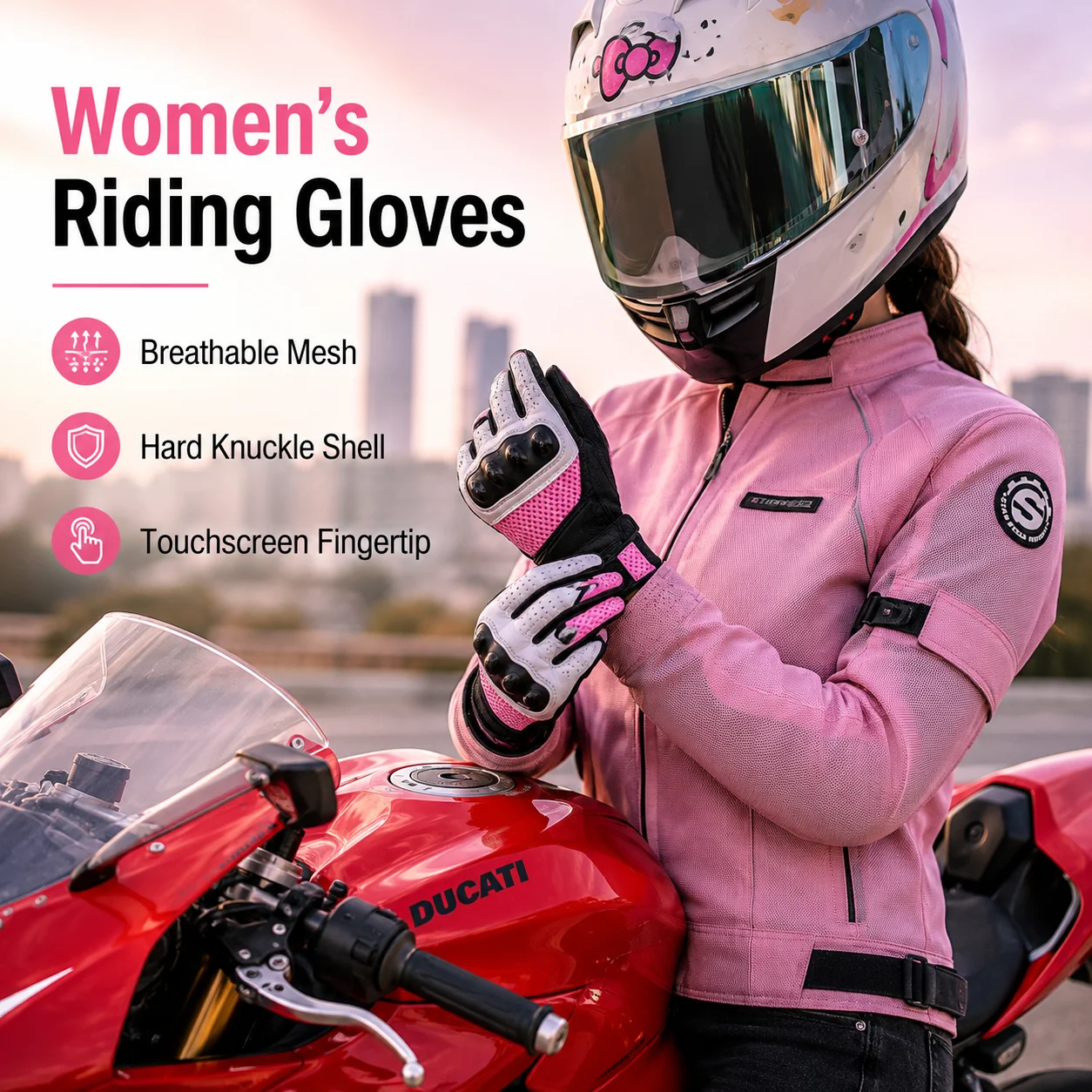 Guantes de Motociclismo para M - Motorcycle Glove Knuckle reseña y precio