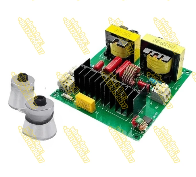 Ultrasonic Cleaner Accessories Main Board 40KHz 50-150W Driver Circuit Board Suitable for Car Wash Machines and Washing Machines