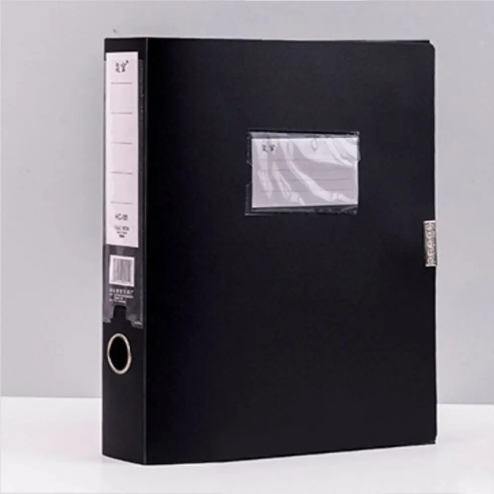 Multifunctional A4 File Organizer Box Morandi Color Dustproof Desktop Storage Box Thickened PP Plastic File Paper Organizer