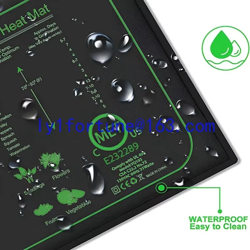 Seedling pad Plant seed growth Seedling heating pad Heated  10 * 20.75 inch Germination heating seed