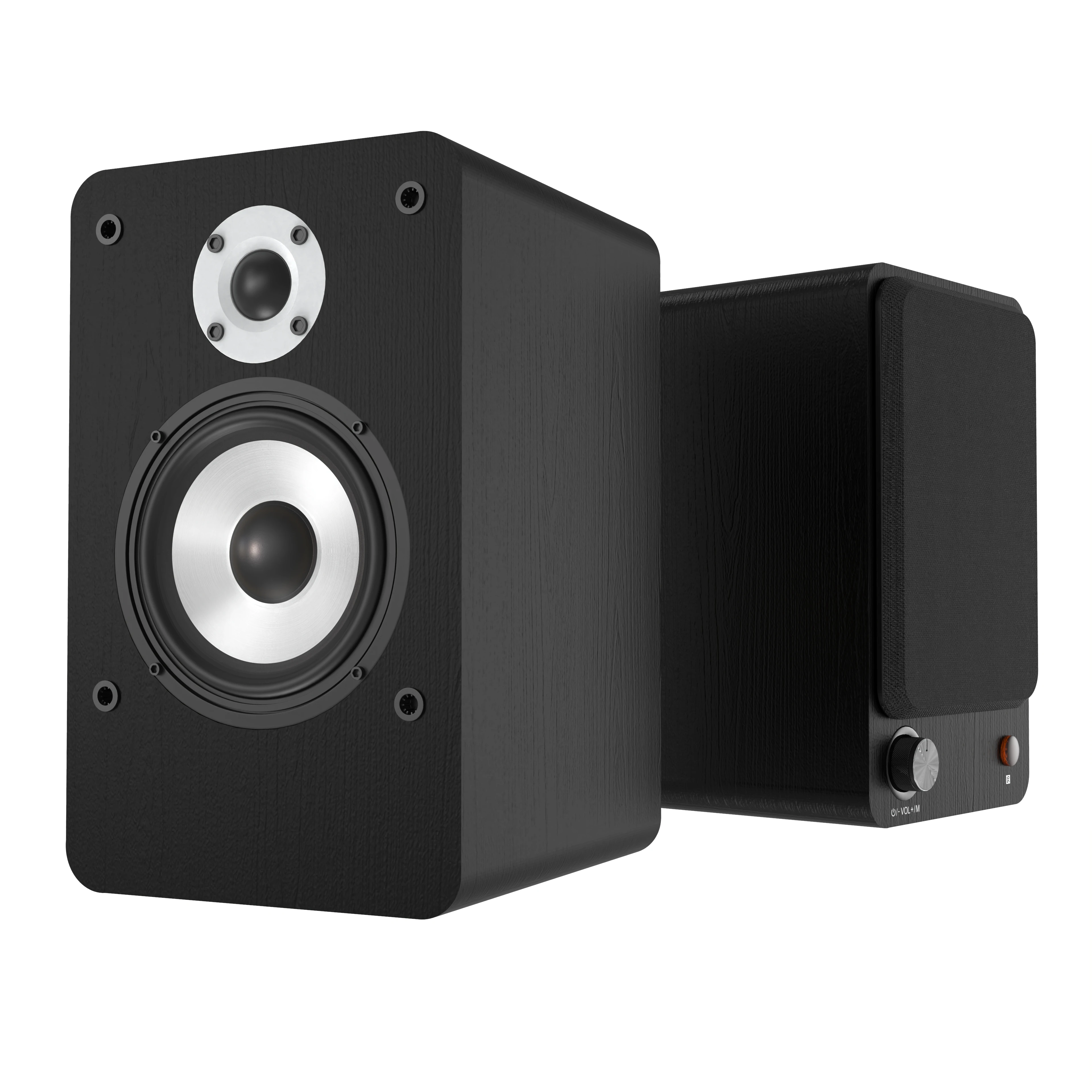 

Professional 2.0 Channel Powered HiFi Studio Bookshelf Speakers Home Theater Computer Speaker