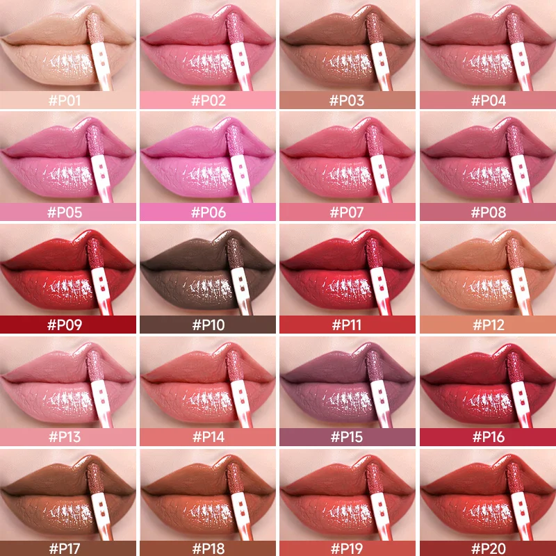 Waterproof Mirror Pearlescent Lip Gloss Long Lasting Moisturizing Lipstick Shine Glitter Lip Gloss Women Makeup Cosmetics