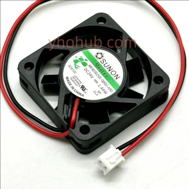 

SUNON MF40102VX-Q00U-A9D DC 24V 1.44W 40x40x10mm 2-Wire Server Cooling Fan