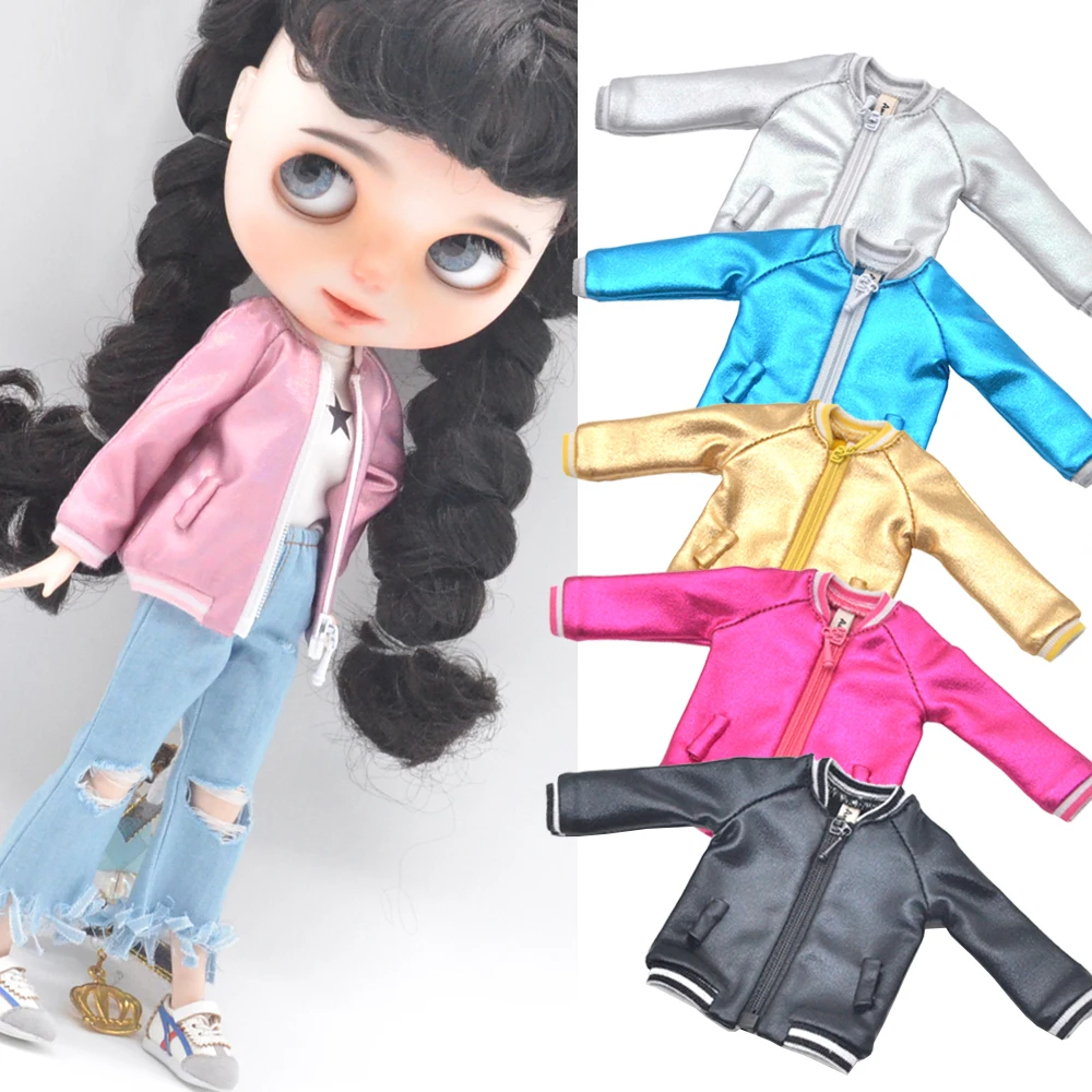 NEW 28-30cm Blyth Doll clothes Toys Azone doll accessories Fashion jackets, jeans, shoes Girl's gift