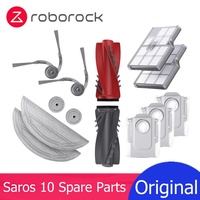 Original Roborock Saros 10 / S9 MaxV Ultra Filter DuoDivide Main / Side Brush Mop Dust Bag Robot Vacuum Cleaner Parts Optional