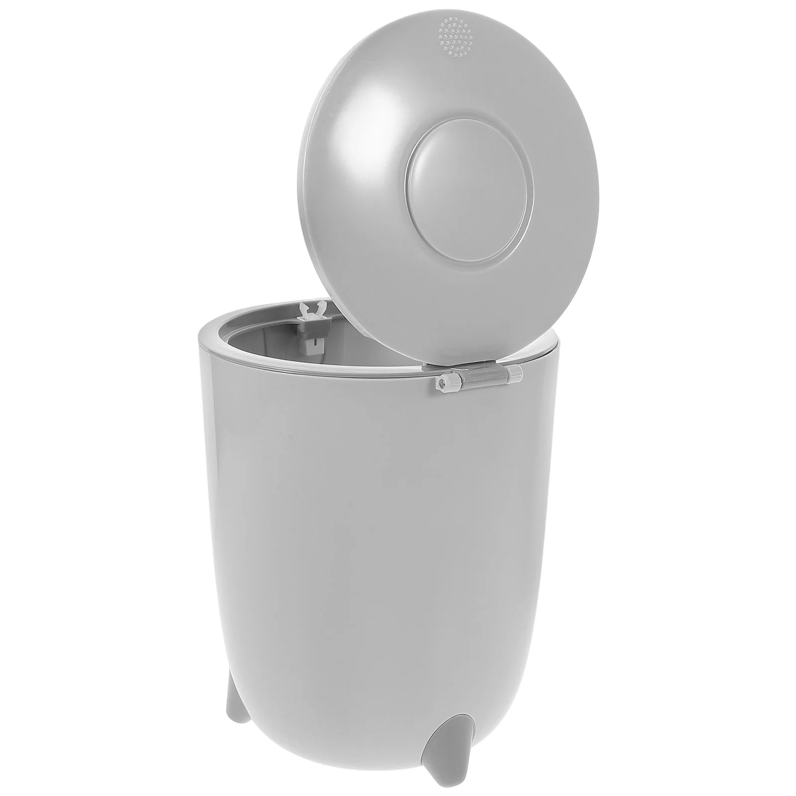 

Cute Mini Trash Can with Lid Small Garbage Bin for Dorm Office Bedroom Bathroom Kitchen Decorative Functional Waste Basket