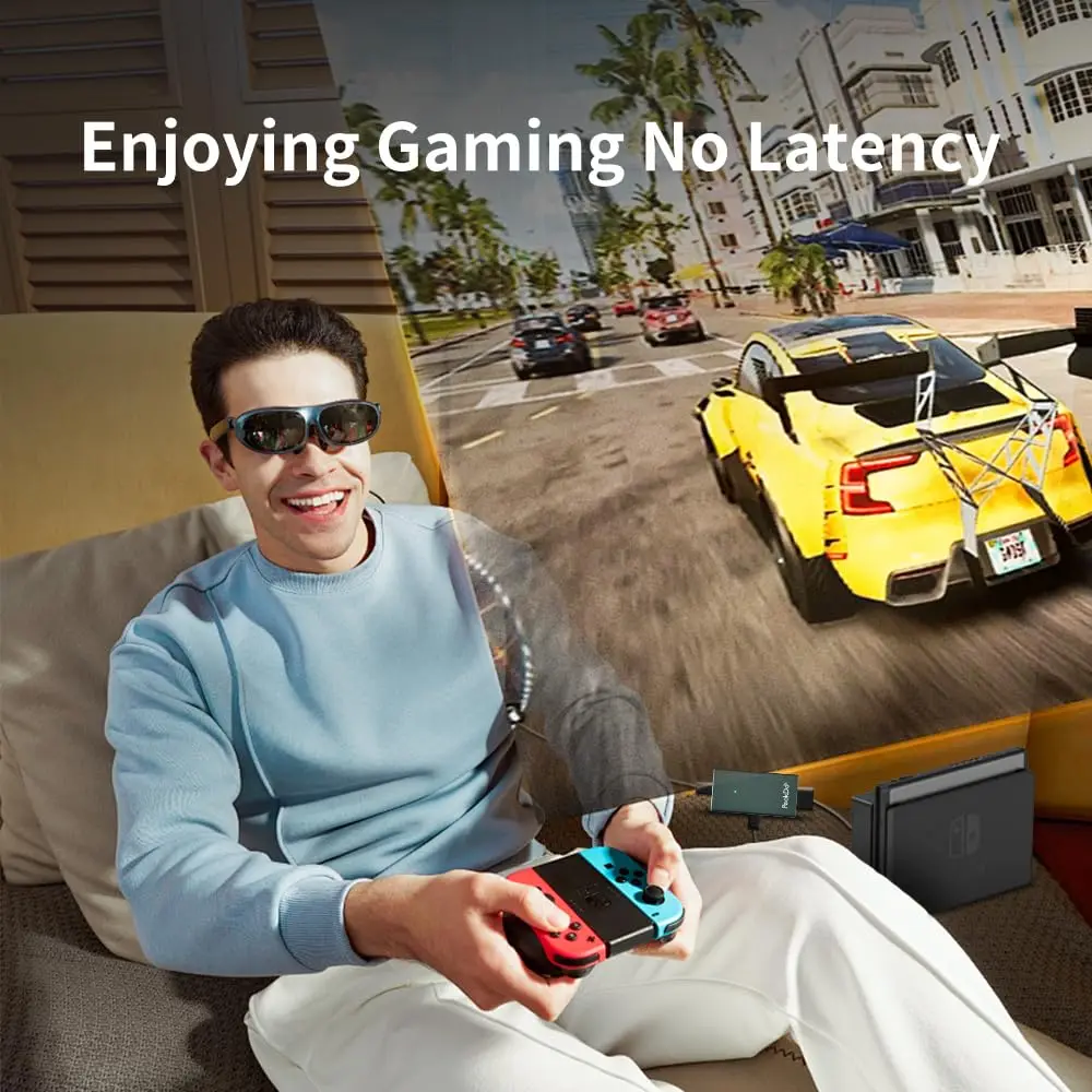 Adaptador PeakDo HDMI para USB C 4K @ 60 Hz, adaptador HDMI para tipo C, adequado para XREAL, RayNeo e outros óculos inteligentes e PS5/4, Xbox