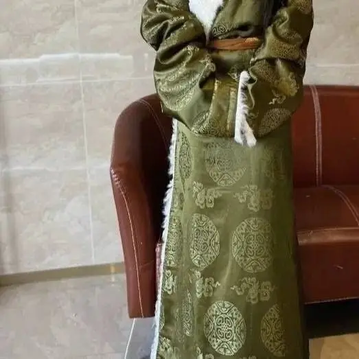 

Новая женская тибетская одежда, утепленный теплый халат в этническом стиле на флисовой подкладке, пальто больших размеров, костюмы в традиционном стиле