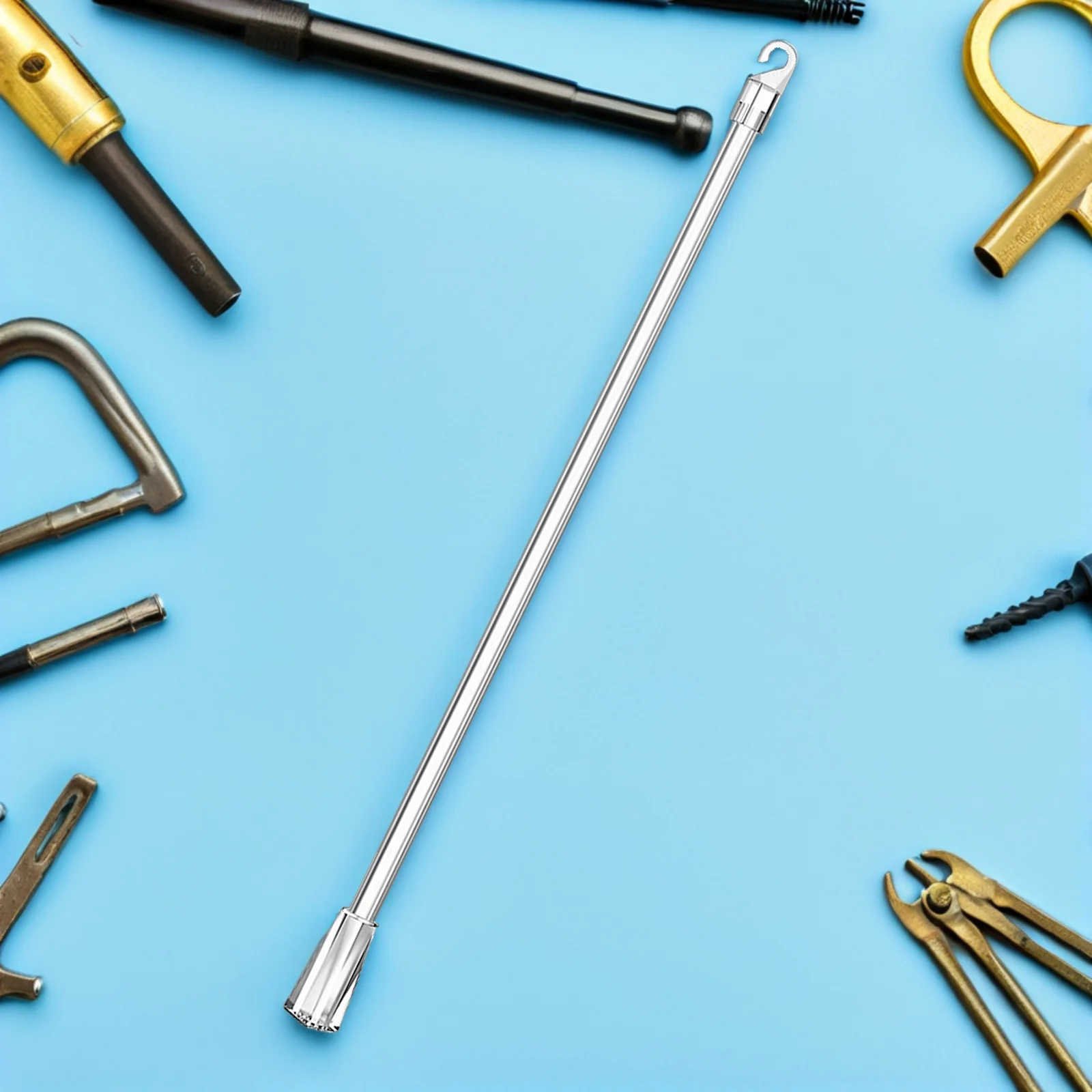 2 قطعة أعمى لقضبان الألومنيوم الستائر سحب الستائر استبدال فتاحة الستار قضيب عصا الستار عصا فتاحة العصا