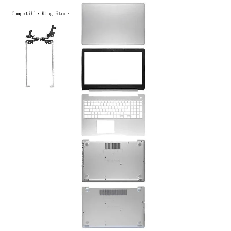 P New For Dell Inspiron 15 5570 5575 Laptop LCD Back Cover/Front Bezel/Palmrest/Hinges/Bottom Case 02DVTX