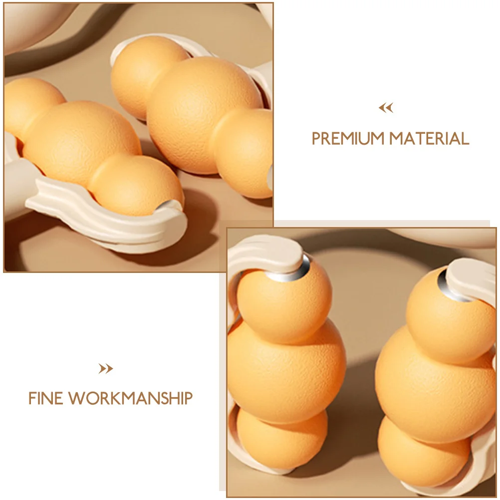 

Neck Roller Massager Cervical Manual Handheld Deep Tissue Relief Tool Portable Travel Shoulder Pain Care Body Massage