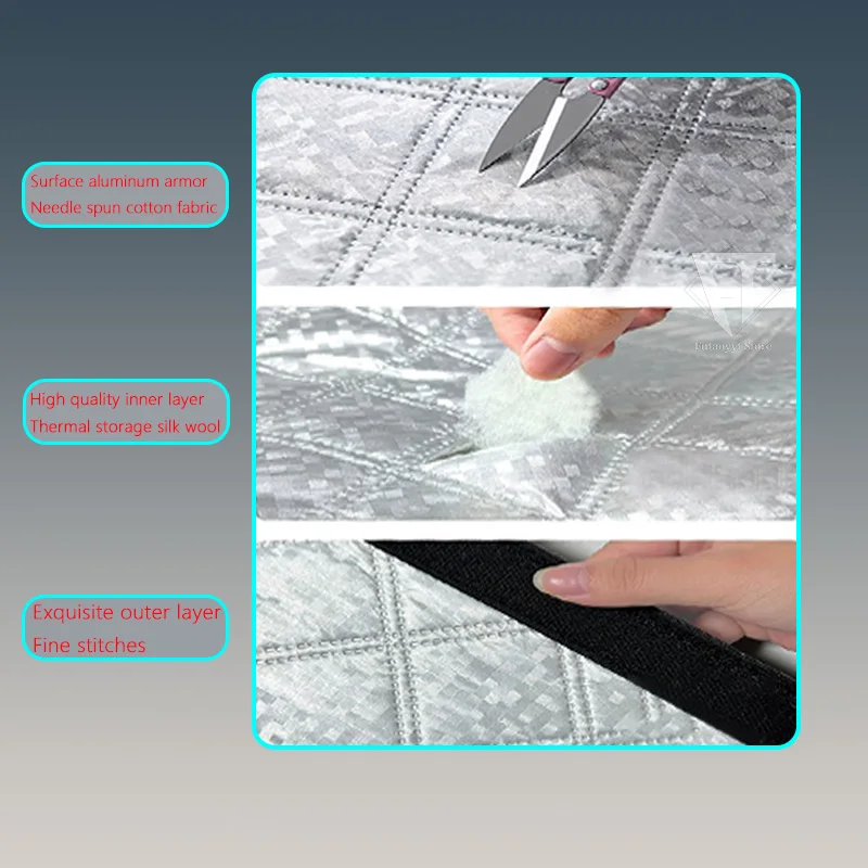 غشاء عازل من رقائق الألومنيوم للنافذة المنزلية، مضاد للأشعة فوق البنفسجية، مضاد للبرد، مقاوم للرياح، عازل للحرارة وستائر دافئة. #4