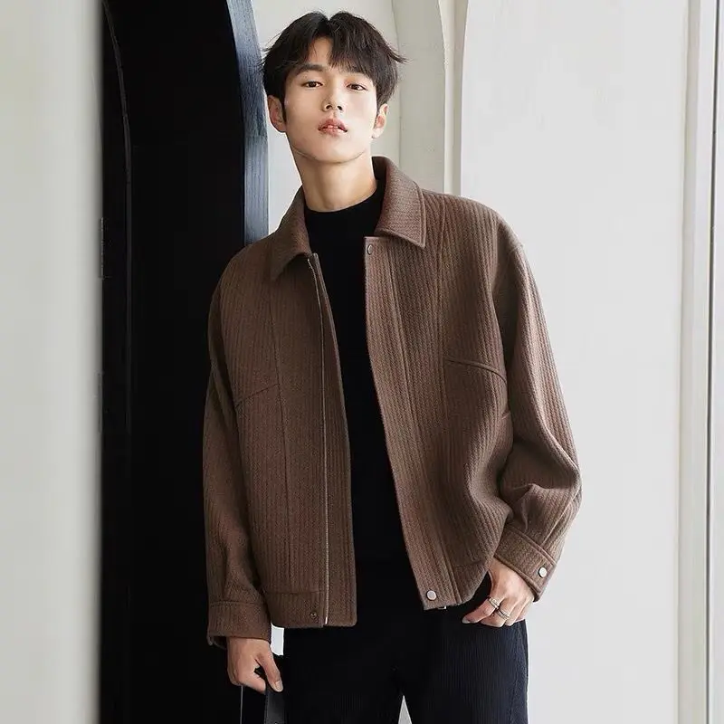 

Wool Blend Jacket Man Casual Mens Princess Royal Noble Aristocratic Patrician Blue-Blooded Gentle Refined Cultured Cultivated Bf