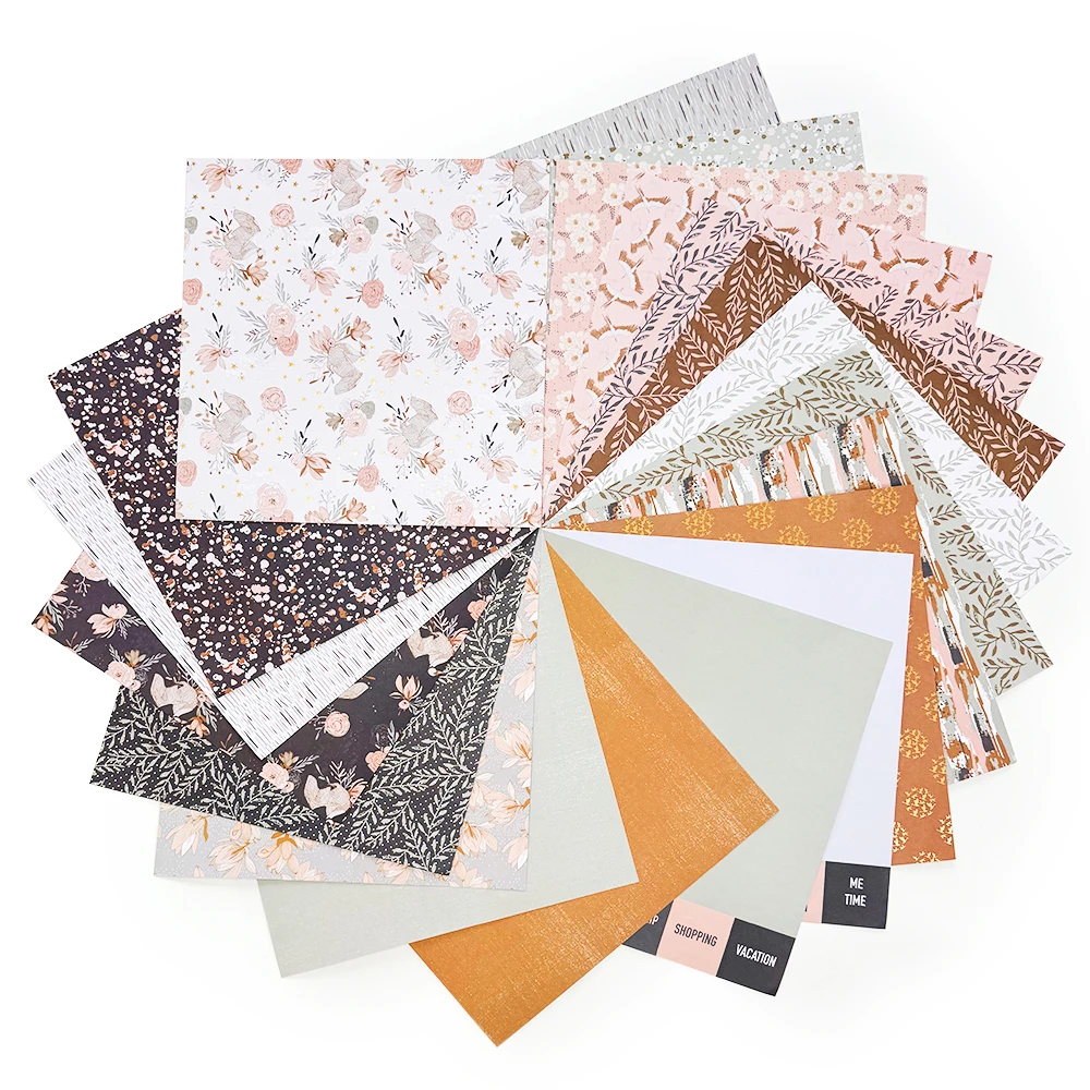 Creative Path 12 Inch Scrapbooking Paper Supplies Crafts Journaling Decorative Materials 20 Sheets Cardmaking 305x305mm