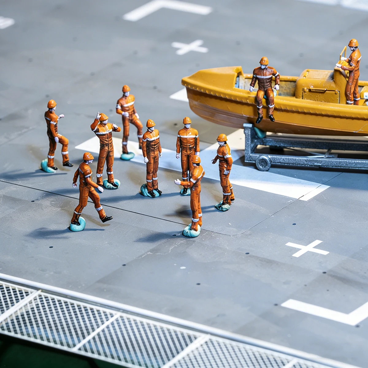 

1/72 High-precision Offshore Vessel Crew Figurines Made of Resin Material Offshore Vessel Crew Figurines Model Ship Doll