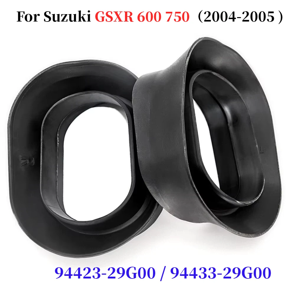 2004-2005 Air Direct Rubber Intake Boots For Suzuki GSXR 600 750 94423-29G00  94433-29G00