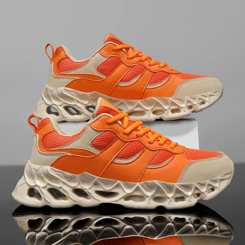 YRZL Running Shoes for Men Lightweight Breathable Sneakers Non Slip Gym Training Shoes Mens Casual Walking Running Shoes