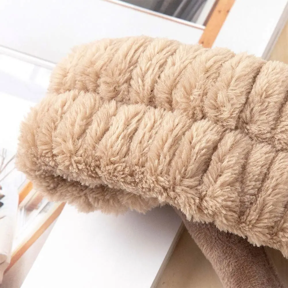Elastic Cartoon Snail Headband Women Skin Care Make up Spa Hairband Coral Fleece Face Wash Hairband Women Girl