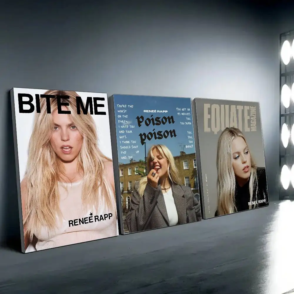 المغني رينيه راب ملصق طباعة لغرفة النوم غرفة المعيشة ديكور المنزل اللوحة جدار الفن HD L