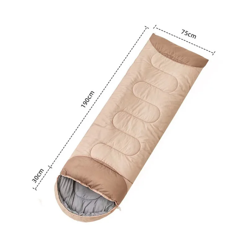 Envelope sleeping bag four seasons outdoor camping camping travel adult sleeping bag hotel dirt barrier double can be spliced