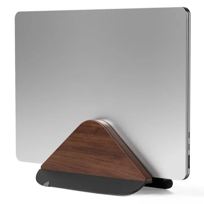 walnut-wooden-vertical-laptop-stand-for-macbook-–-adjustable-holder-with-solid-base-space-saving-ideal-for-desktop-docking