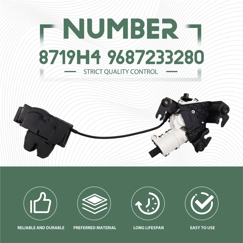 

Hot Selling-8719H4 9687233280 Car Rear Door Lock Block For 3008 4008 5008 508 For Citroen C5,8719H4 9687233280 Car Rear