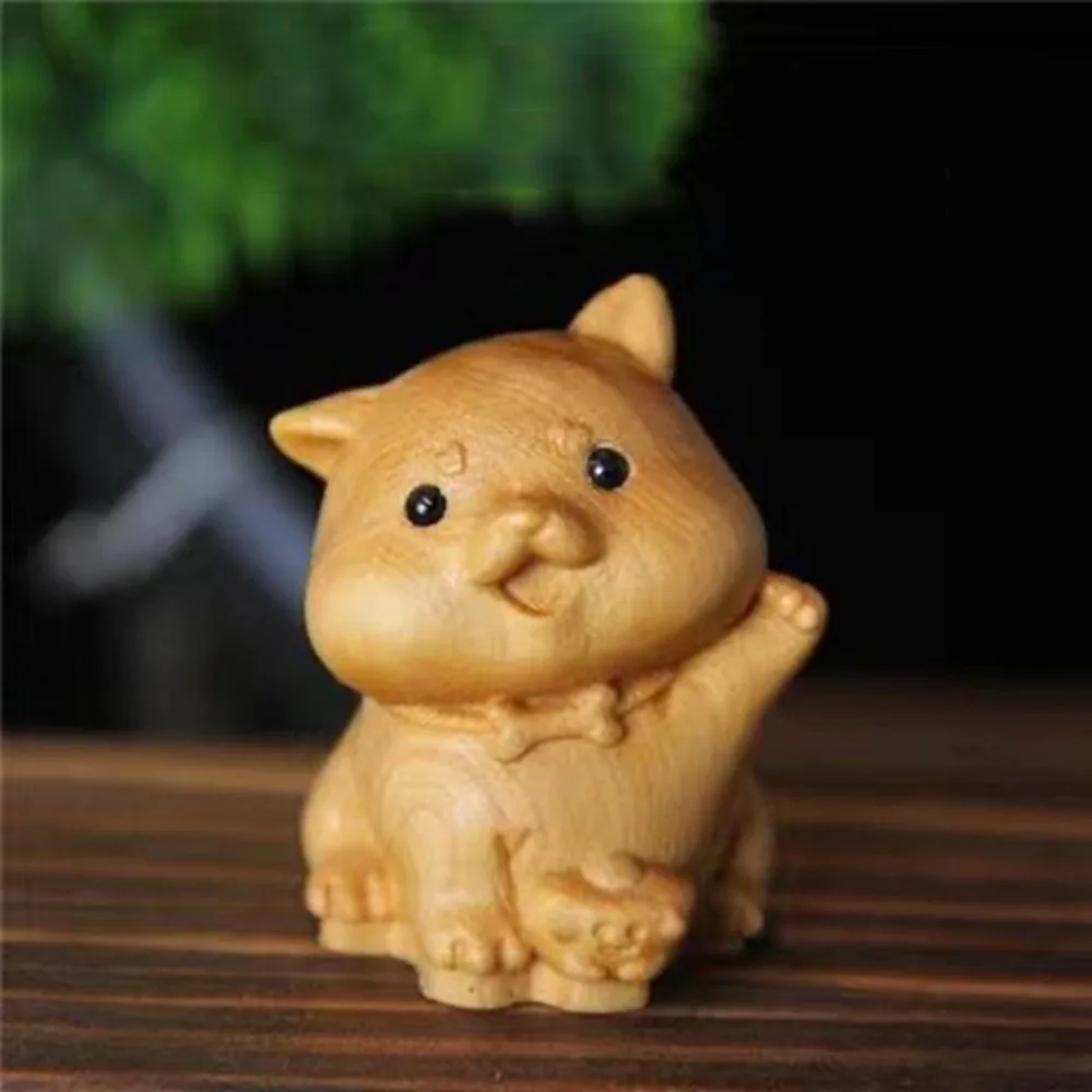 Twelve Zodiac Wood Carving Twelve Zodiac Mini Wood Carving Cute Wood Carving Miniature Ornaments Small Animal Wooden Zodiac