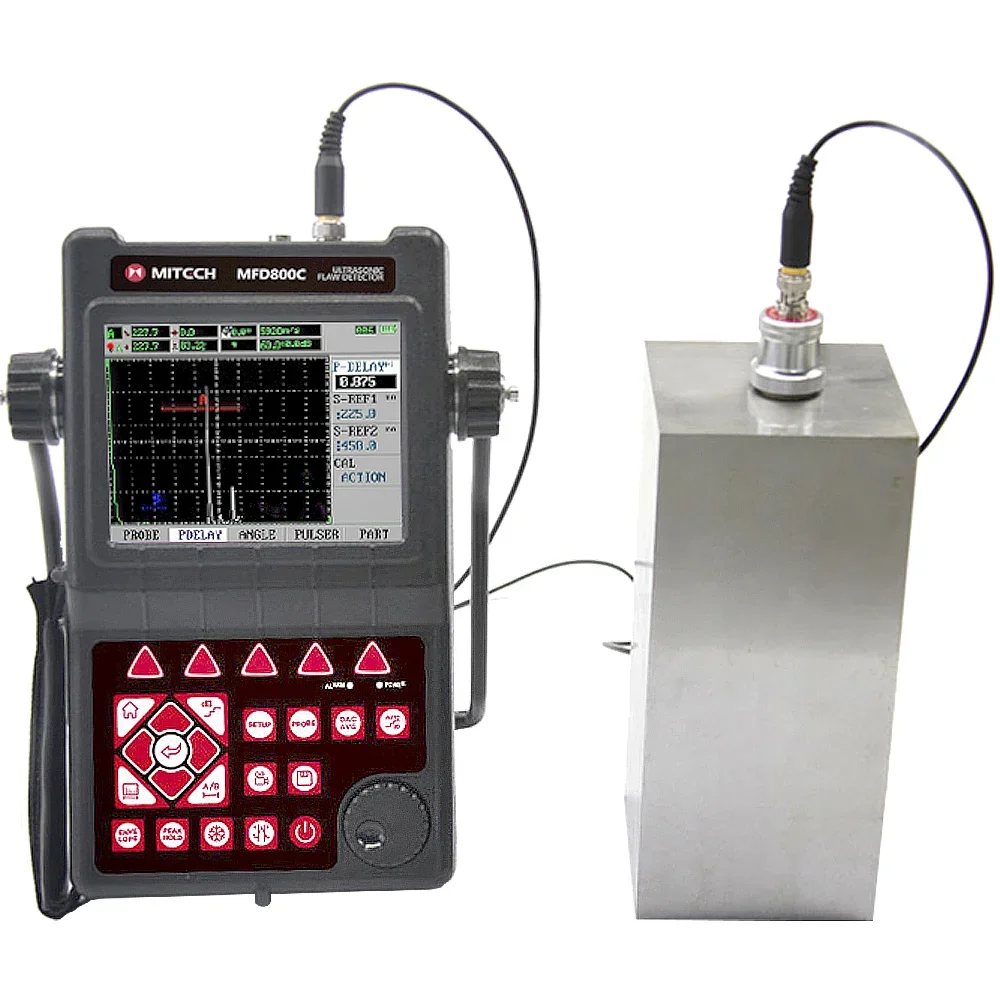 2026 Mitech MFD800C Ultrasonic Flaw Detector Measures 0-10000mm at Steel Velocity with 1000 Channels Memory and Video Recording