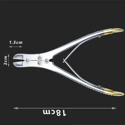 Plate pin cutting plier tc gold implant cutter side and end cutting veterinary orthopedic instruments