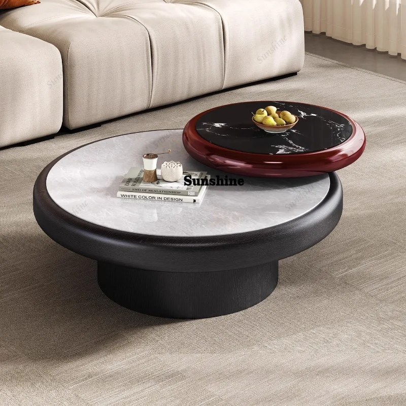 

Круглый современный журнальный столик, компактный, эстетичный, роскошный, в скандинавском стиле, для прихожей, приставной столик для книг, мебель для прихожей