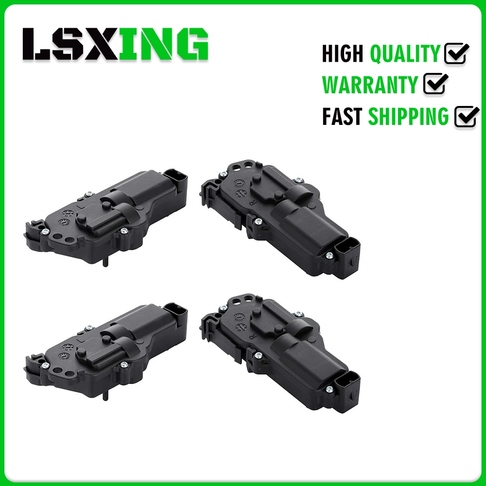 

Передний задний левый правый 4- шт. привод защелки дверного замка подходит для Ford F-150 Lincoln 1999-2010 F81Z25218A42AA, F88Z16219A64BB