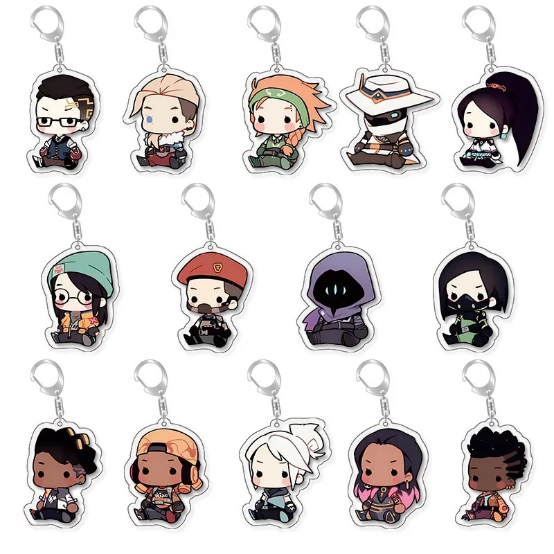 Valorant Game Related Products Keychain Ideal Gift Related Products Girls Gift Key Chain Bag Charms Souvenir Creative Pendant
