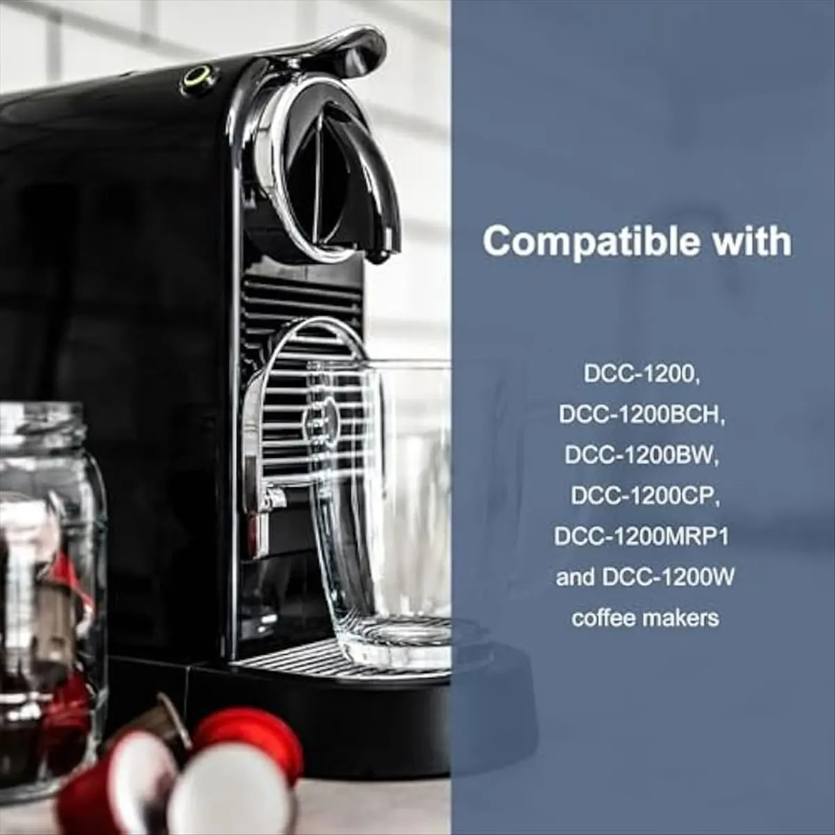 KSOL Coffee Machine Brew Basket Bottom Spring Loaded Stopper Kits Coffee Maker Brew Basket Replacement for -1200