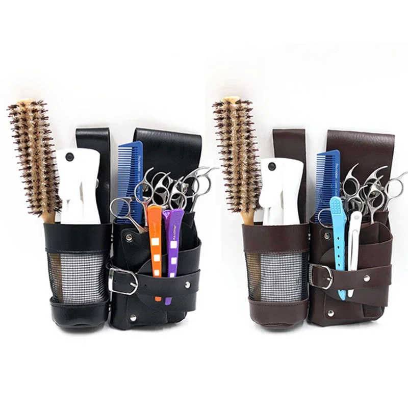 Scissor Bag with Belt for Hairdressers, Salon Hair Stylist Barber Scissors Shear Hairdressing Waist Holder Case Bag