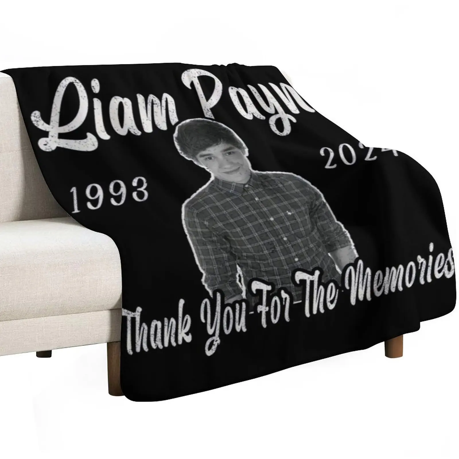 Thank You For The Memories 90s Throw Blanket Stylish Couch Blanket for Home Living Room