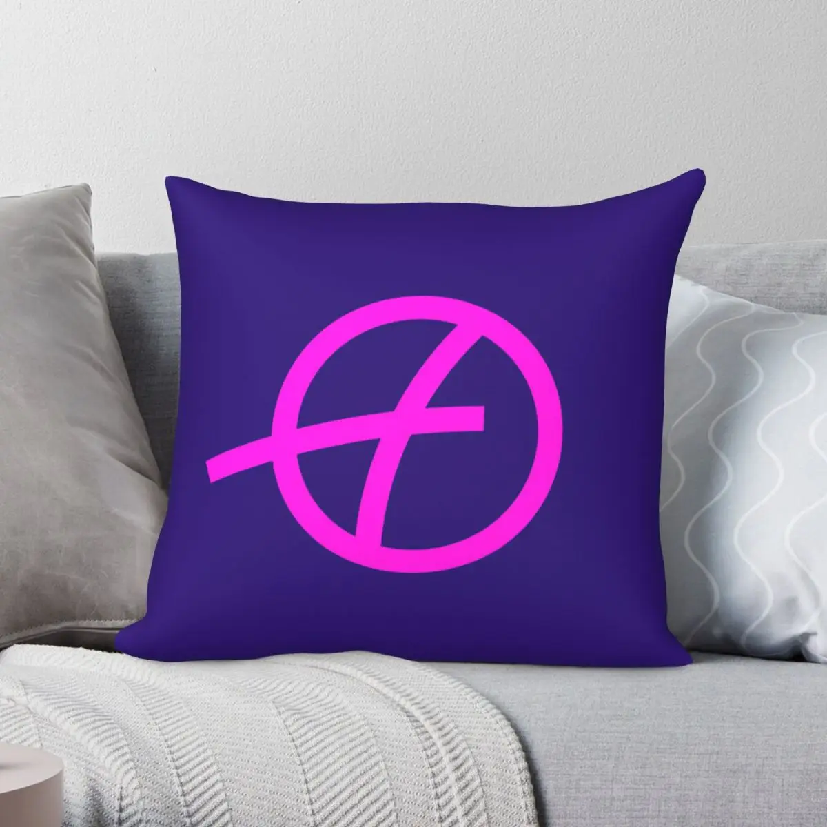 First Bus Square Pillowcase Polyester Linen Velvet Printed Zip Decor Pillow Case Car Cushion Cover