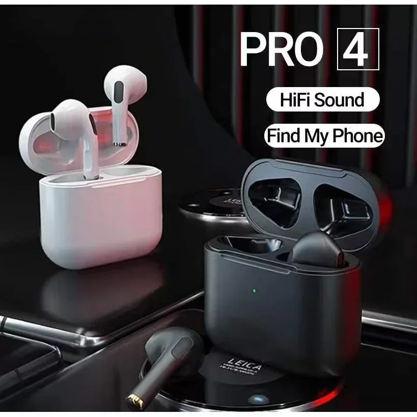 Original Pro 4 TWS Wireless Headphones Fone Bluetooth Earphones Pods In Ear Earbuds Pro4 Headset For Xiaomi Lenovo Earphones