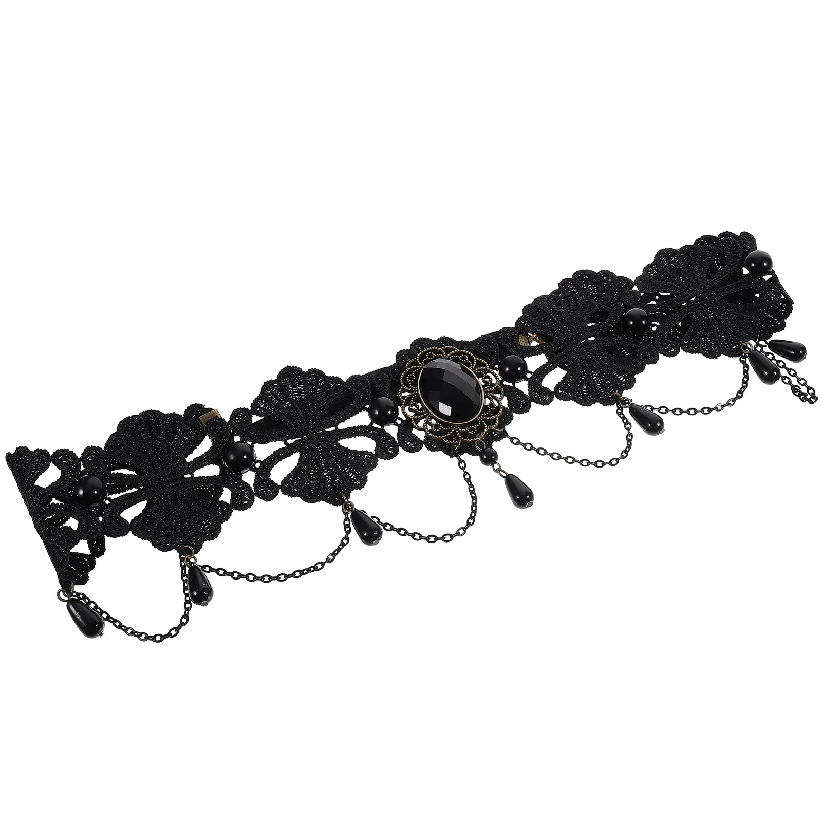 

Men Apparel Forehead Band Hair Accessories Halloween Headdress Lace Headband Bride