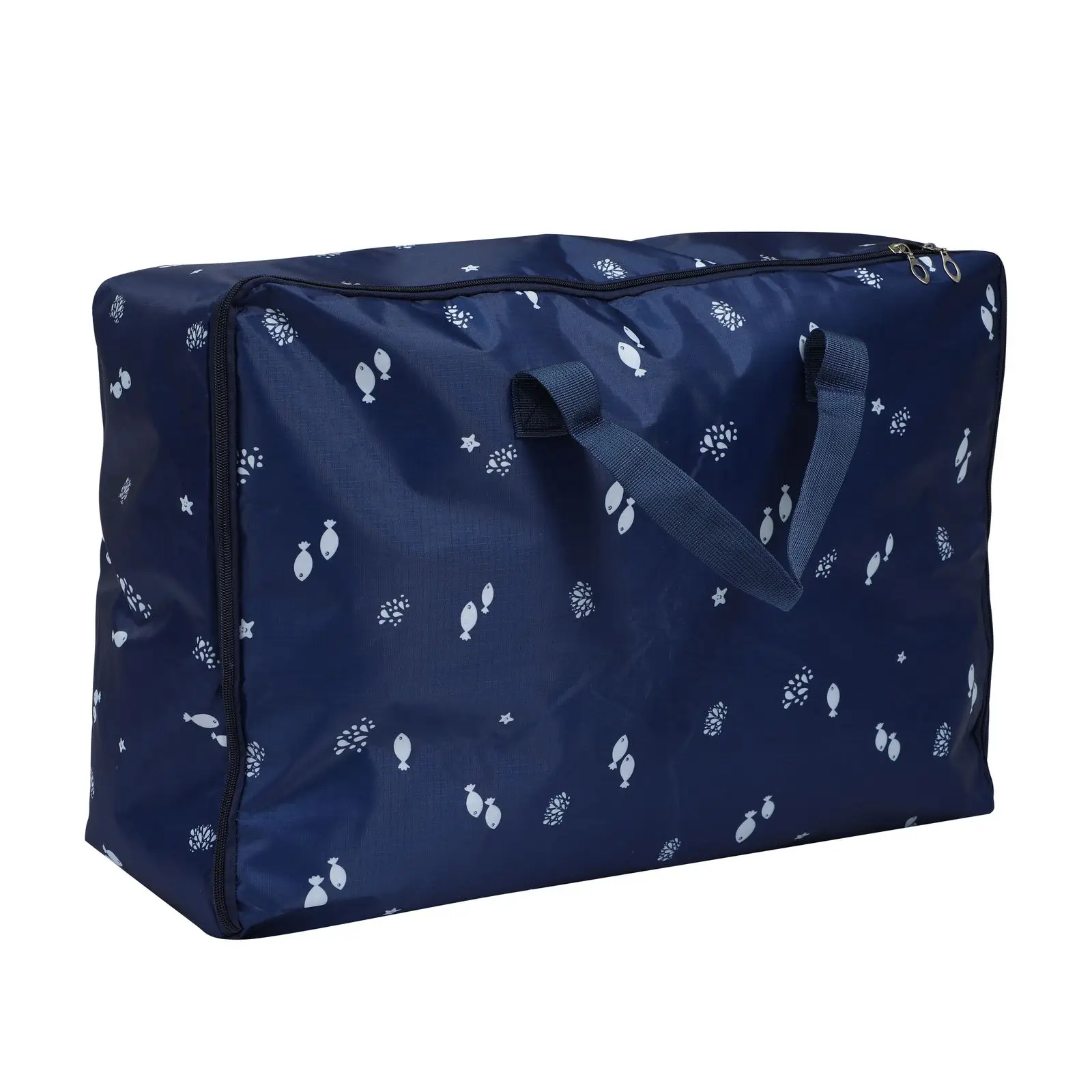 

Moistureproof Quilt Storage Bag Large Capacity Oxford Cloth Foldable Reusable Organizer Zipper Easy Clean Moving College